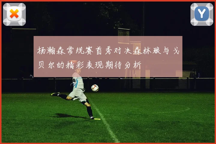 杨瀚森常规赛首秀对决森林狼与戈贝尔的精彩表现期待分析